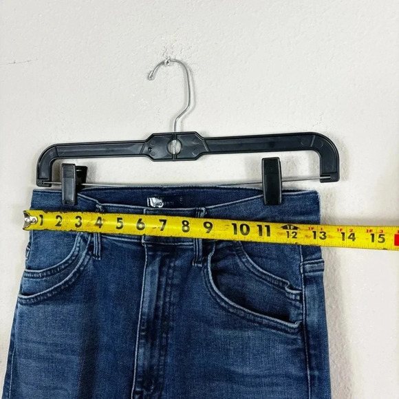 Mother The Stash Swooner Ankle Fray Chick Flick Blue Jeans Stretch Size 27 - Picture 11 of 16
